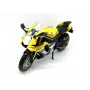 PULIO Motorcycle MSZ 1/12 Yamaha YZF-R1 geltonas liejamo modelio motociklas