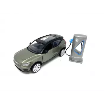 PULIO Auto MSZ 1/32 Volvo XC40 modelis su šviesos ir garso efektais, liejamo korpuso automobilis