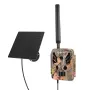 Denver WSL-8050 saulės energija maitinama laukinės gamtos kamera su 20MP nuotrauka, Full HD vaizdo įrašu, naktiniu matymu ir integruotu saulės paneliu