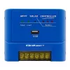 QOLTEC MPPT 15A saulės įkrovimo valdiklis 12V/24V, skirtas LiFePO4, gelio, AGM, Flooded, Sealed Lead-Acid baterijoms su LCD ir RS485