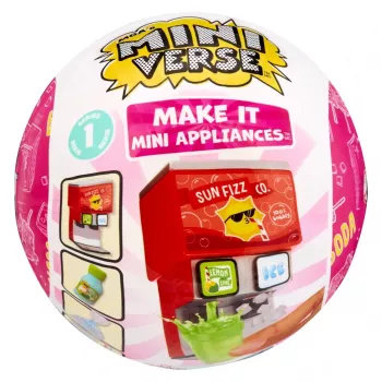 MGA Miniverse Make It Mini Soda Dispenser Diner Series 1 „pasidaryk pats“ miniatiūrų rinkinys