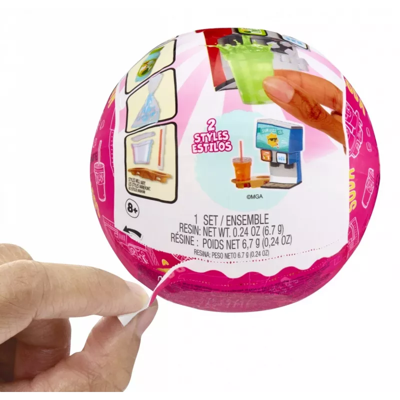 MGA Miniverse Make It Mini Soda Dispenser Diner Series 1 „pasidaryk pats“ miniatiūrų rinkinys