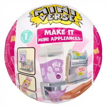MGA Miniverse Make It Mini Boba Machine „Pasidaryk pats“ kūrybos rinkinys