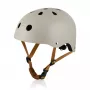 Lionelo LO-HELMET Beige Sand dviračio šalmas – In-Mold PC korpusas, 24 ventiliacijos kanalai, Headlock reguliavimas, CE EN 1078, dydis L 58-61 cm