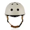 Lionelo LO-HELMET Beige Sand dviračio šalmas – In-Mold PC korpusas, 24 ventiliacijos kanalai, Headlock reguliavimas, CE EN 1078, dydis L 58-61 cm