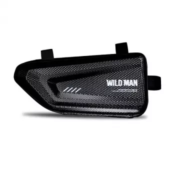 WILDMAN E4 dviračio rėmo krepšys L 1,5L juodas