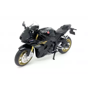 PULIO Motorcycle MSZ 1/12 Honda CBR1000RR-R Fireblade SP juodas liejamo metalo modelis