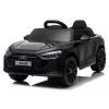 LEAN CARS Audi A5L HL788 juodas 12V elektrinis automobilis su tėvų nuotolinio valdymo pultu, LED žibintais, MP3, EVA putplasčio ratais, eko-odos sėdyne, 30 kg maksimali apkrova, vaikams nuo 3 iki 8 metų