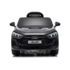 LEAN CARS Audi A5L HL788 juodas 12V elektrinis automobilis su tėvų nuotolinio valdymo pultu, LED žibintais, MP3, EVA putplasčio ratais, eko-odos sėdyne, 30 kg maksimali apkrova, vaikams nuo 3 iki 8 metų