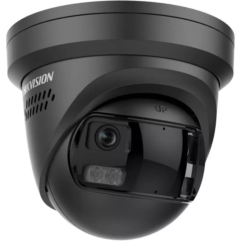 Hikvision DS-2CD2387G3P-LIS2UY/SL(180°)/O-STD juoda 8 MP panoraminė tinklo kamera