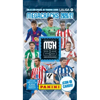 Panini La Liga 2027 kortelių maišelių dėžutė, 50 vnt.