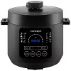 CONCEPT CK6001 Multivirimo puodas 5L 900W 10 programų, nelipni danga, juodas/nerūdijantis plienas