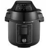 CONCEPT CK8000 daugiafunkcis puodas su oro gruzdintuvės funkcija, 6 L talpa, 3,5 L krepšelis, 1500 W, 10 programų, juodos/sidabrinės spalvos