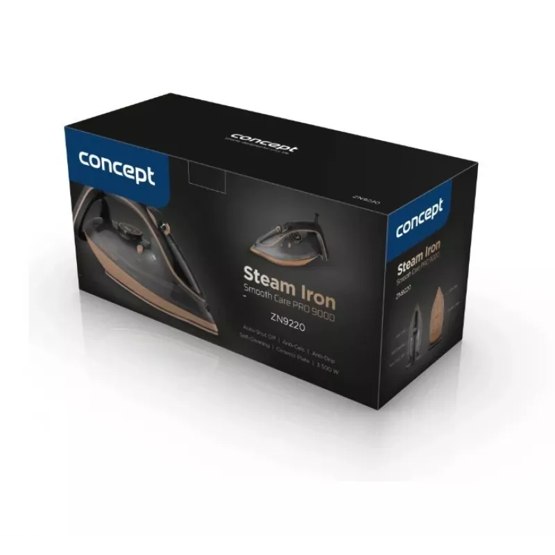 CONCEPT Steam Iron 3500W ZN9220 keraminis padas 380ml