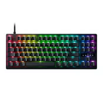 Razer Huntsman V3 Tenkeyless 8KHz žaidimų klaviatūra – vokiškas išdėstymas (QWERTZ), Razer Analog Optical Switches Gen-2, Chroma RGB, juoda