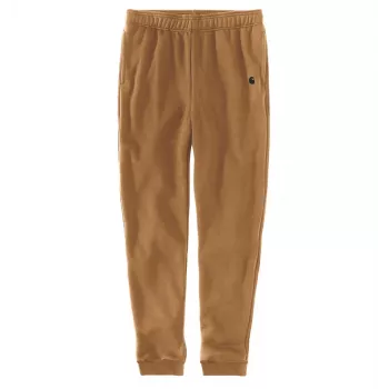 Carhartt vyriškos Hamilton Brown džogeriai - 13 oz sunkus medvilnės ir poliesterio mišinys, reguliarus kirpimas siaurėjančia kojele, elastinė juosmuo su raišteliu, megzti rankogaliai, šoninės ir užpakalinės kišenės, išsiuvinėtas C logotipas