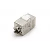 DIGITUS DN-93615-D CAT 6A Kiystone modulis, ekranuotas, be įrankių, 10GBase-T, 500 MHz, cinko liejinys, auksuoti kontaktai, T568A/B, PoE++