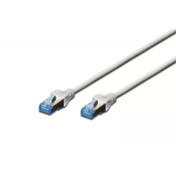DIGITUS Ecoline Cat5e UTP Patch Cable RJ-45 į RJ-45, 0,5 m, pilka, LSZH, Snagless, Gigabit Ethernet