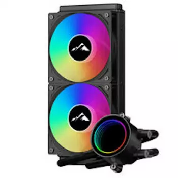 EKL AlpineFlow 240 ARGB 240 mm skysčio aušinimas CPU - juodas