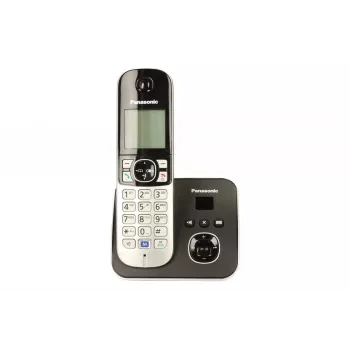 Panasonic KX-TG6821 DECT belaidis telefonas su atsakikliu, juodas