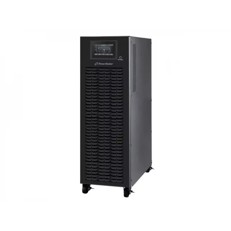 PowerWalker VFI 15K CPG PF1 3/3 BE - 15kVA Online dvigubos konversijos UPS, torus, trifazis, gryno sinuso bangos, LCD, USB/RS-232, SNMP lizdas