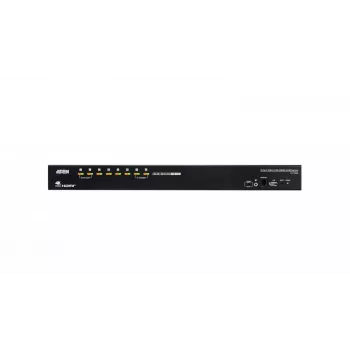 ATEN CS1798A-AT-G 8 prievadų USB 2.0 4K HDMI KVM jungiklis su USB 3.1 šakotuvu, garsu, skirtas montavimui į stelažą