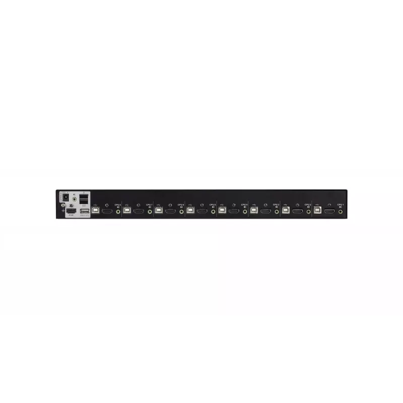 ATEN CS1798A-AT-G 8 prievadų USB 2.0 4K HDMI KVM jungiklis su USB 3.1 šakotuvu, garsu, skirtas montavimui į stelažą