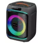 DENVER BPS-170 400W Bluetooth vakarėlių garsiakalbis su RGB apšvietimu, TWS, karaoke, FM radiju, USB/SD/AUX/mikrofono įvestimis