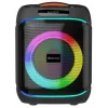 DENVER BPS-170 400W Bluetooth vakarėlių garsiakalbis su RGB apšvietimu, TWS, karaoke, FM radiju, USB/SD/AUX/mikrofono įvestimis