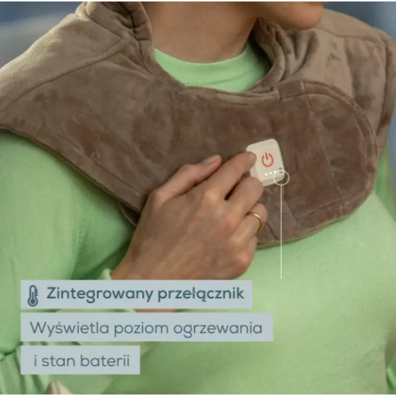 Beurer HK 165 Huggy šildoma pagalvėlė Smokey Taupe