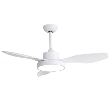 Extralink Aero Breeze 47 119 cm išmanus WiFi lubų ventiliatorius, baltas, valdymas programėle