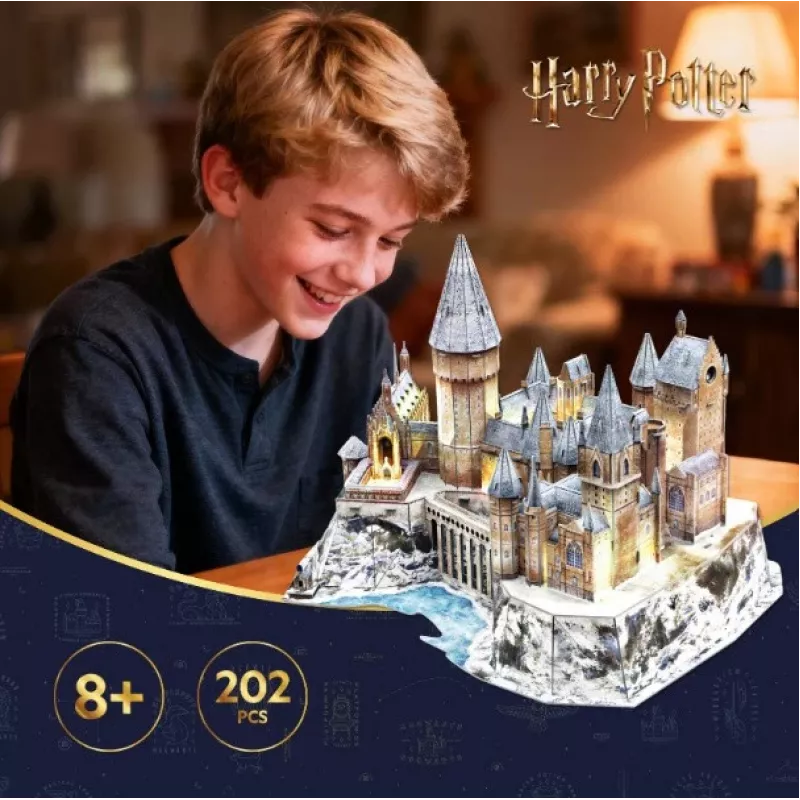 CubicFun 3D dėlionė Haris Poteris: Hogvartsas sniege su LED