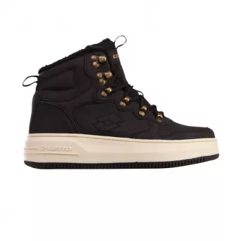 Lotto Women's Jalana Platform Fashion Sneaker su dirbtinio kailio pamušalu, balta/ smėlio, EU 39