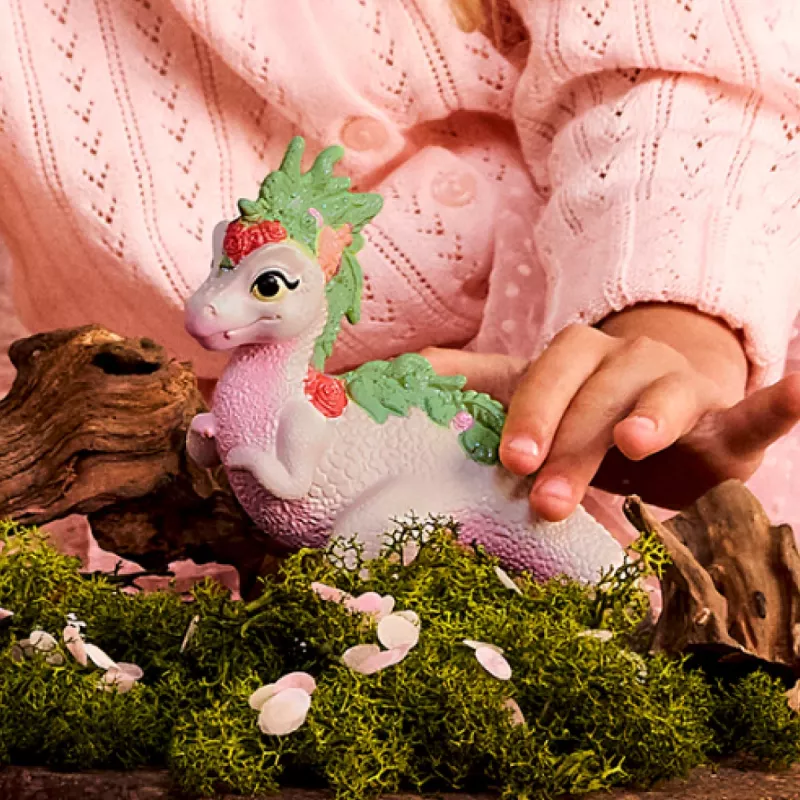 Schleich Bayala Magijos dinozauras su elfo raiteliu – žaislų figūrėlių rinkinys