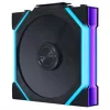 Lian Li UNI FAN SL FLEX Wireless ARGB Reverse Blade 120mm PWM ventiliatorius - 3 vnt. komplektas su valdikliu, juodas