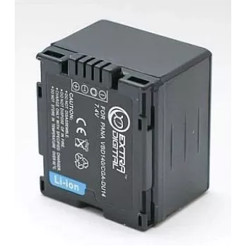 EXTRA DIGITAL Panasonic CGA-DU14 pakaitinė baterija 7,2V 1360mAh Li-ion D serijos vaizdo kameroms