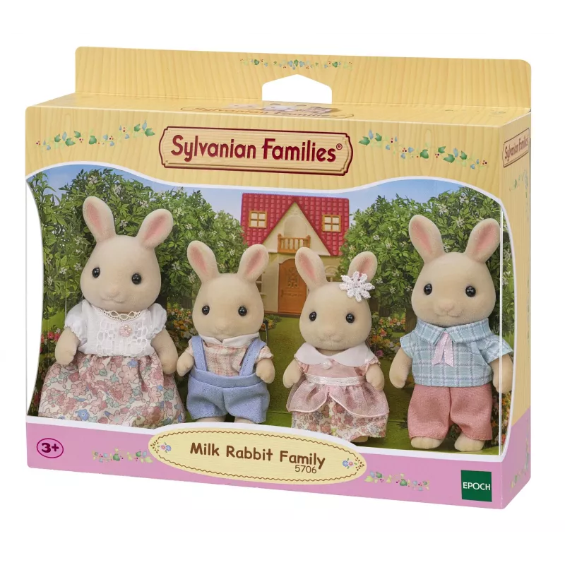 EPOCH Sylvanian Families Milk Rabbit šeimos figūrėlių rinkinys