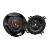 JVC CS-DR422 4 colių 2 krypčių koaksialiniai automobilio garsiakalbiai su anglies mikos kūgiais ir hibridinėmis apvadomis (pora)