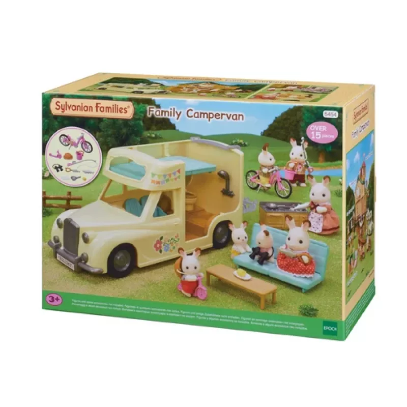 EPOCH Sylvanian Families Campervan žaidimų rinkinys – šeimos stovyklavimo nuotykių automobilis