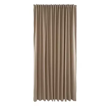 Bari šviesiai pilka užuolaida 260x280 cm, šviesą praleidžianti, vientisa, be pamušalo, 1 panelė
