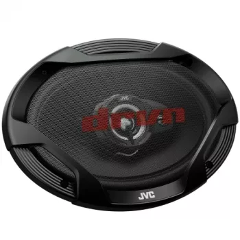 JVC CS-DR6932 6x9 colių 3 krypčių koaksialiniai automobilio garsiakalbiai, 500W maks., 70W RMS, anglies mikos žemųjų dažnių garsiakalbis, PEI aukštųjų dažnių garsiakalbiai, 4 omai