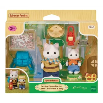 Sylvanian Families Adventure Explorer rinkinys su dviem figūrėlėmis
