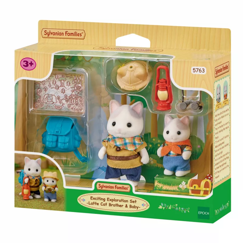 Sylvanian Families Adventure Explorer rinkinys su dviem figūrėlėmis