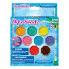 EPOCH Aquabeads Glitter Beads papildymo rinkinys - 800 karoliukų 8 spalvų
