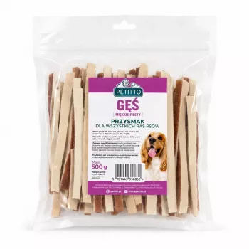 PETITTO Soft Goose Sandwiches šunims - 100g