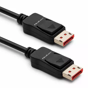 QOLTEC DisplayPort kabelis M/M V2.1 40G 0,5 m