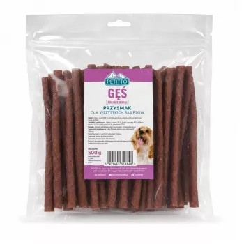 PETITTO Soft Goose Strips šunų skanėstai 500 g