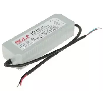 GLP impulsinis maitinimo šaltinis 24V/8.3A/GPV 200W IP67 LED tvarkyklė