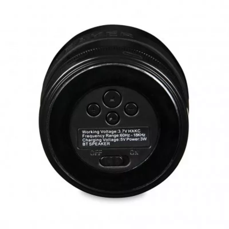 IBOX Speaker STRIDER Bluetooth nešiojamas belaidis garsiakalbis su FM radiju, laisvų rankų skambučiais, 5W RMS, 3,5 mm AUX, USB, MicroSD, juodas