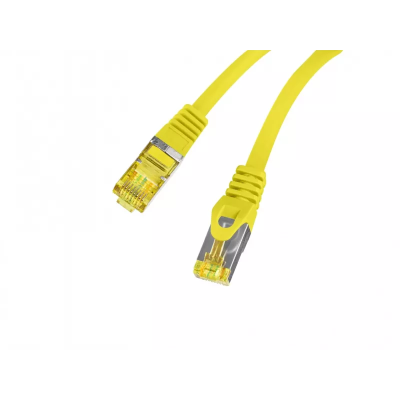LANBERG Cat.6A S/FTP LSZH varinio tinklo kabelis 20 m geltonas, Fluke patikrintas